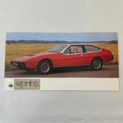 1976 Lotus Car Press Kit Brochure Photo Photograph Lotus Elite Lotus Esprit +