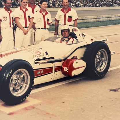 Vintage Indy Racing Photo AJ Foyt 1962 Car Motorsport Modern Print