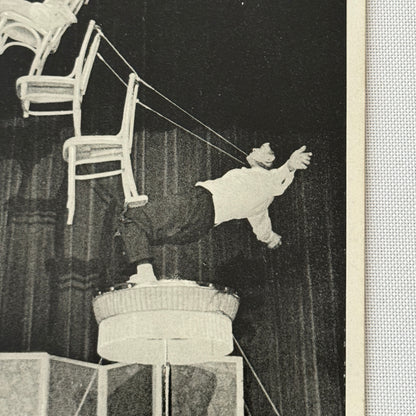 Vintage Circus Acrobat Balancing Act Postcard Lilian Ariston Company Berlin