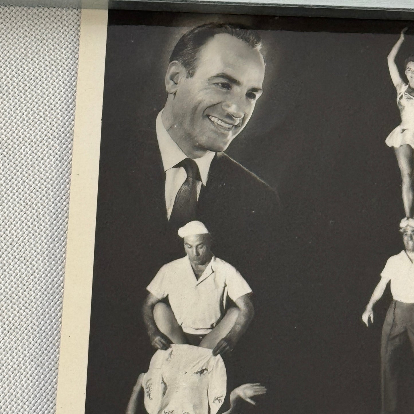 Vintage Circus Acrobat Balancing Act Photo Photograph Print Les Rollers