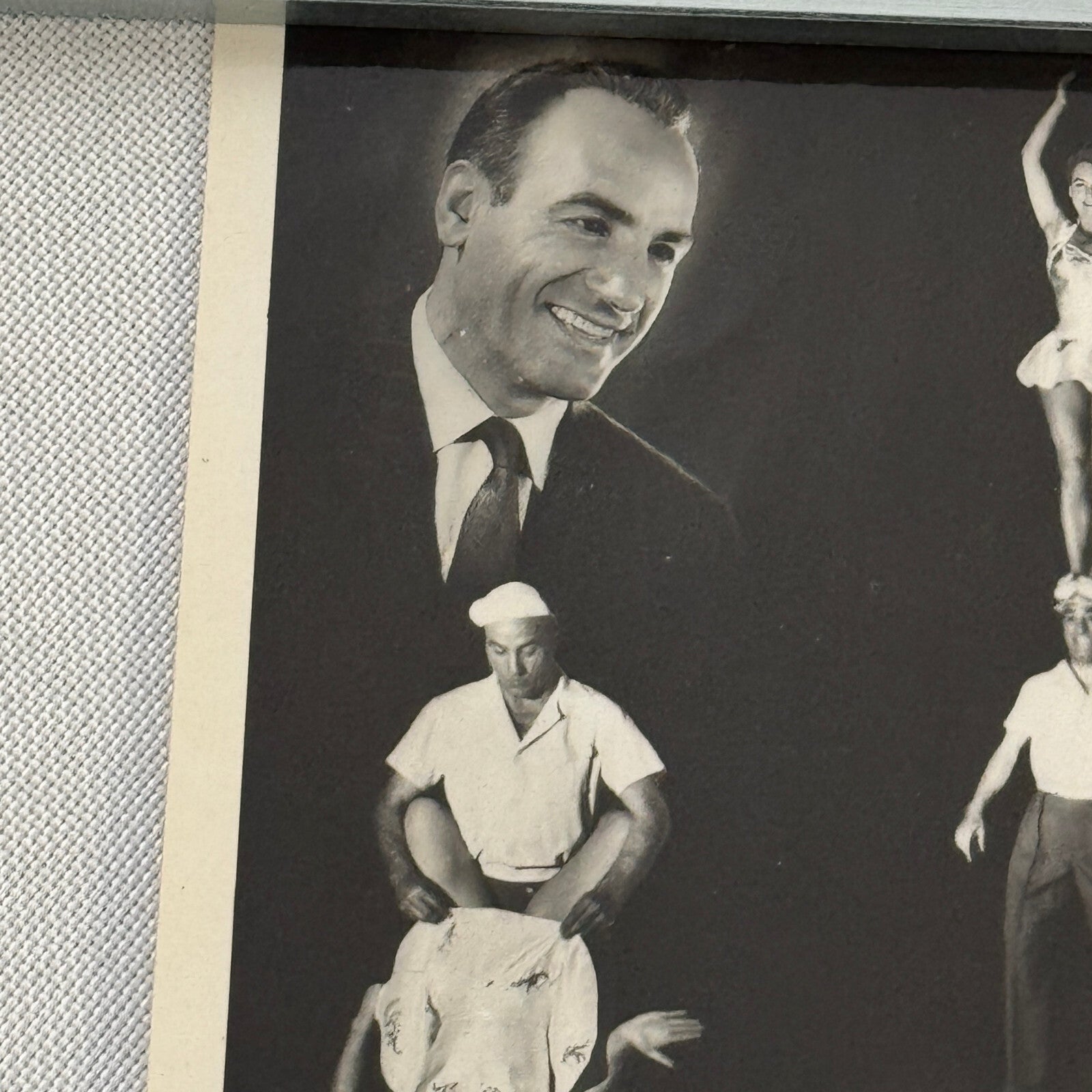 Vintage Circus Acrobat Balancing Act Photo Photograph Print Les Rollers