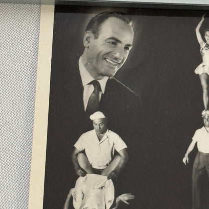 Vintage Circus Acrobat Balancing Act Photo Photograph Print Les Rollers