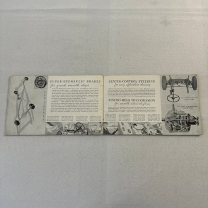 1936 Oldsmobile Six and Eight Sales Brochure Catalog Coupe Sedan Convertible