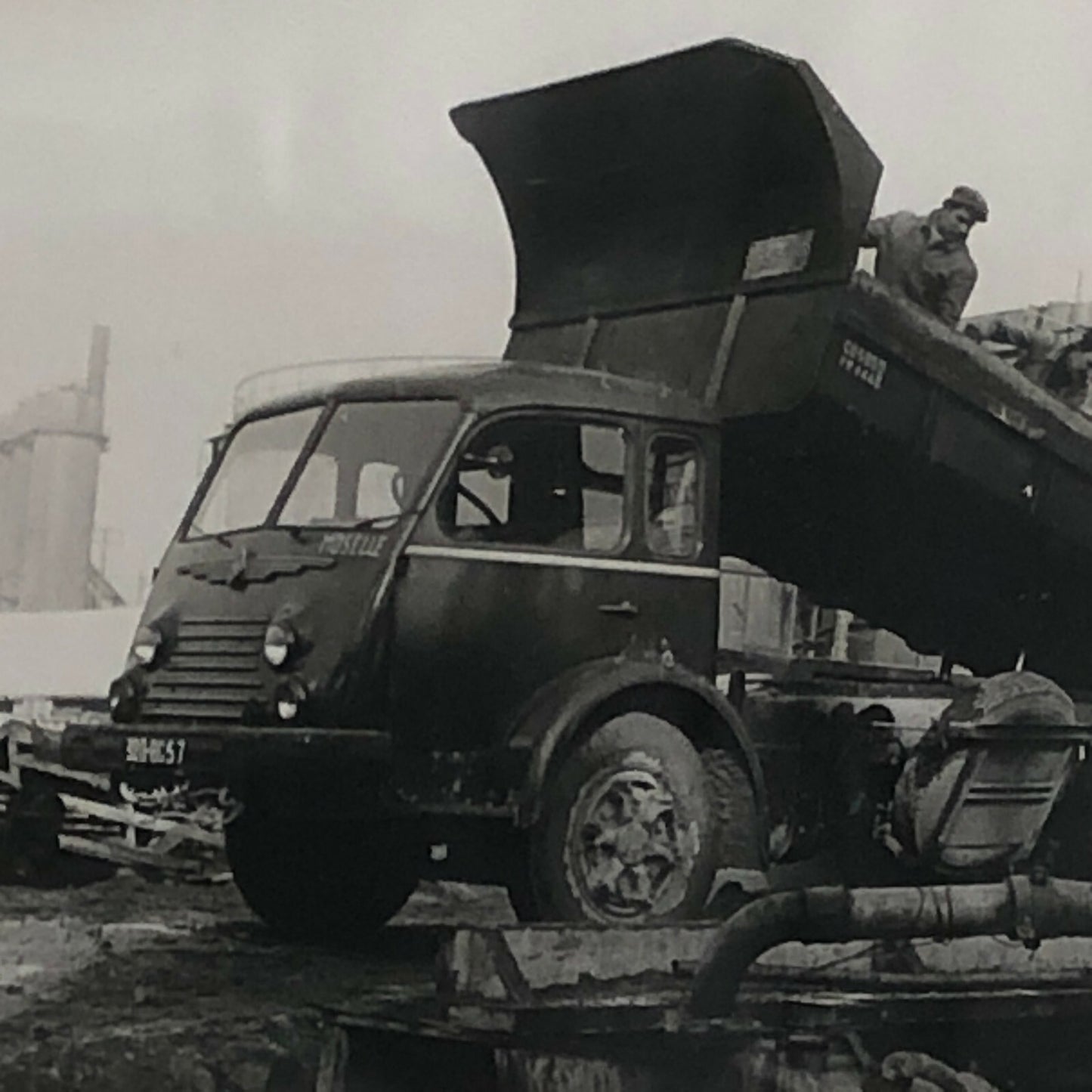 Vintage Renault 120 CV Diesel Dump Truck Press Photo Photograph Print