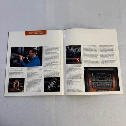 1987 Jaguar XJ6 and XJ6 Sovereign Car Sales Brochure Catalog Advertising Vintage