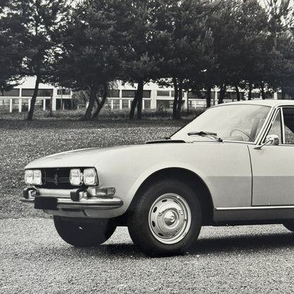 1973 Peugeot 504 Coupe Factory Press Photo Photograph Vintage