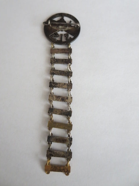 Vintage SLS Scheveningen Luxemburg Scheveningen Car Rally Pin Badge 1954-1969