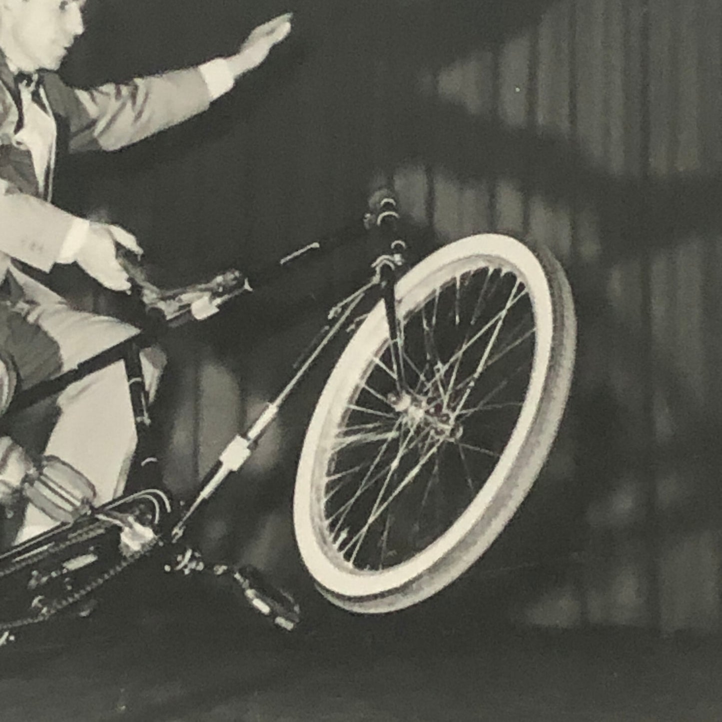 Circus Performer Bicycle Balancing Act 2 Heinkes Vintage Photo Photograph
