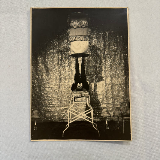 Heinrich Schuhmann Vintage Circus Balancing Act Photo Photograph