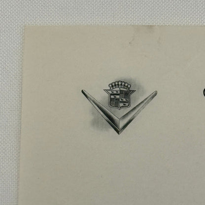 1954 Cadillac Letter Letterhead Vintage Document Signed Public Relations