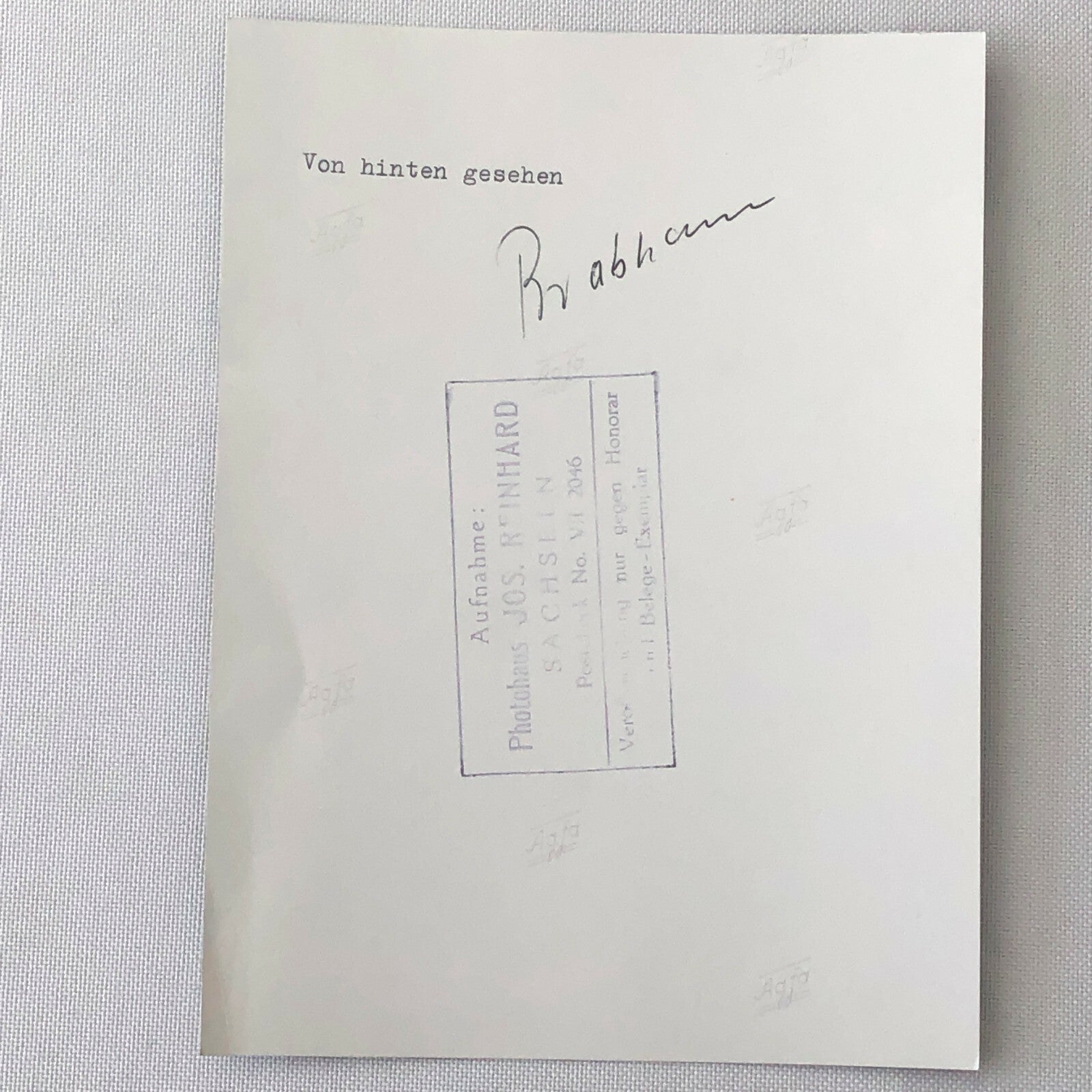 Vintage Jack Brabham Racing Driver with Car Engine Photo Photograph 