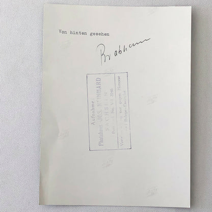 Vintage Jack Brabham Racing Driver with Car Engine Photo Photograph 