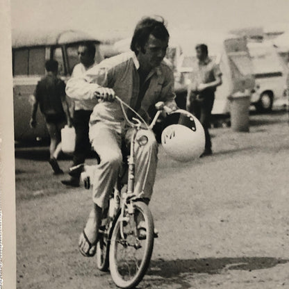 Vintage Motorcycle Racing Photo photograph Print Matchless 1971 Germany