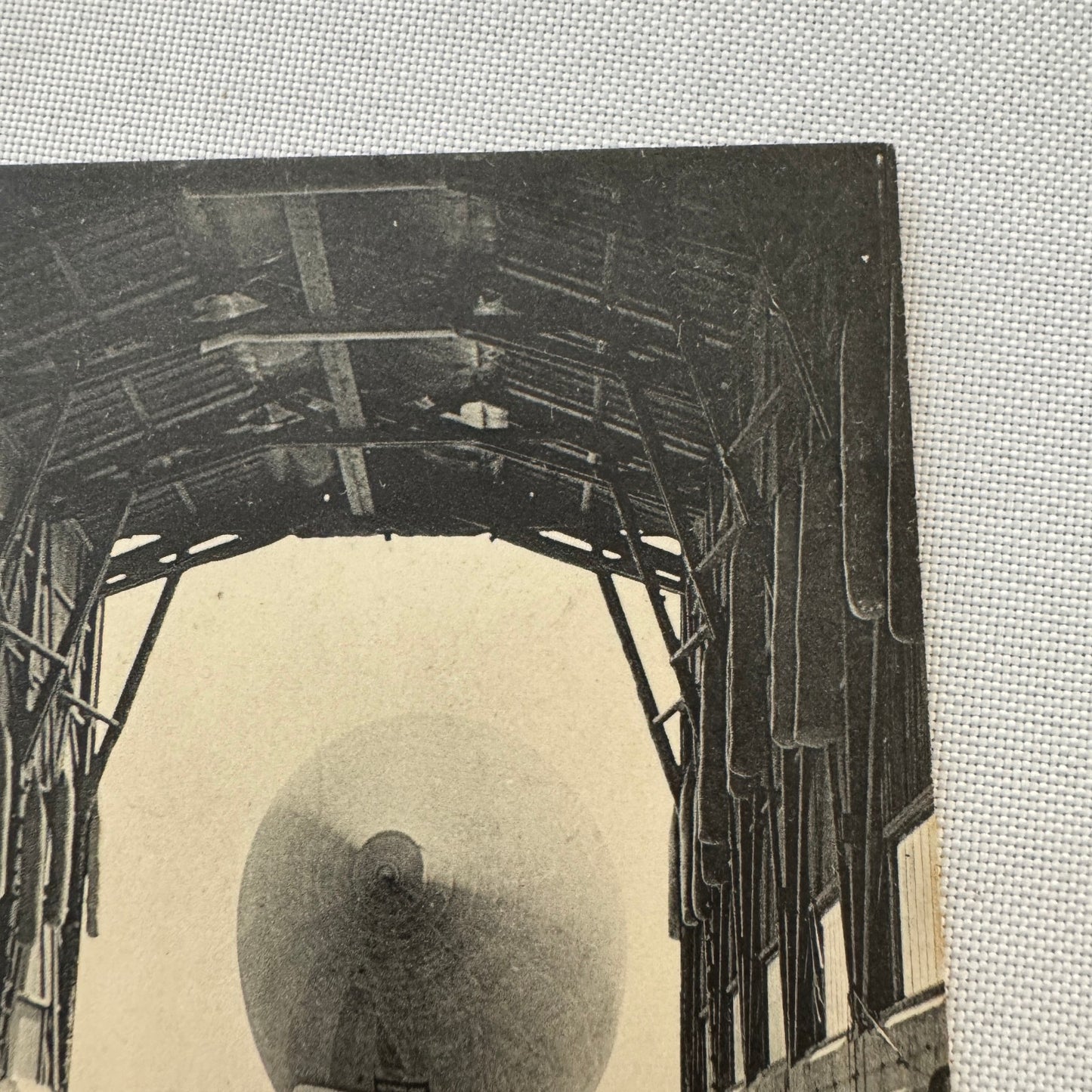 Vintage Zeppelin Airship Dirigible Postcard French Military La Republique