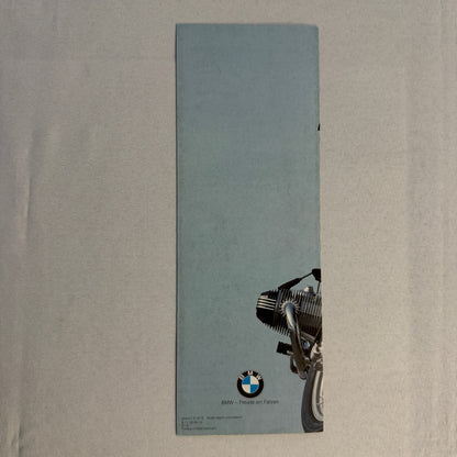 1978 BMW Motorcycle Price and Options Brochure Catalog R100RS R100 R80 GERMAN