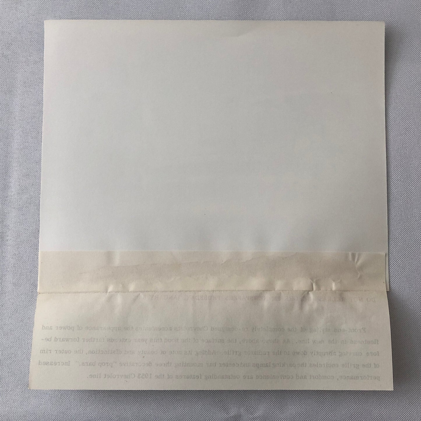 1953 Chevrolet Factory Press Photo Photograph Print