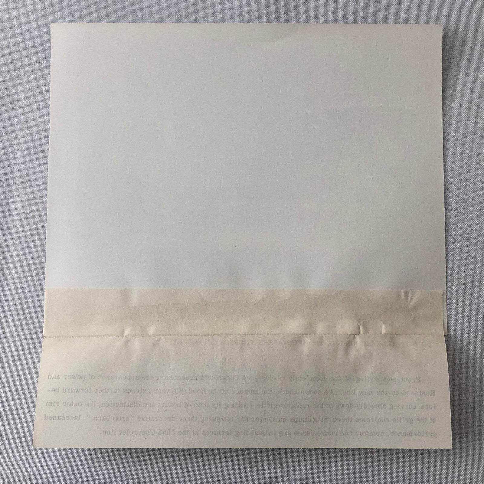 1953 Chevrolet Factory Press Photo Photograph Print