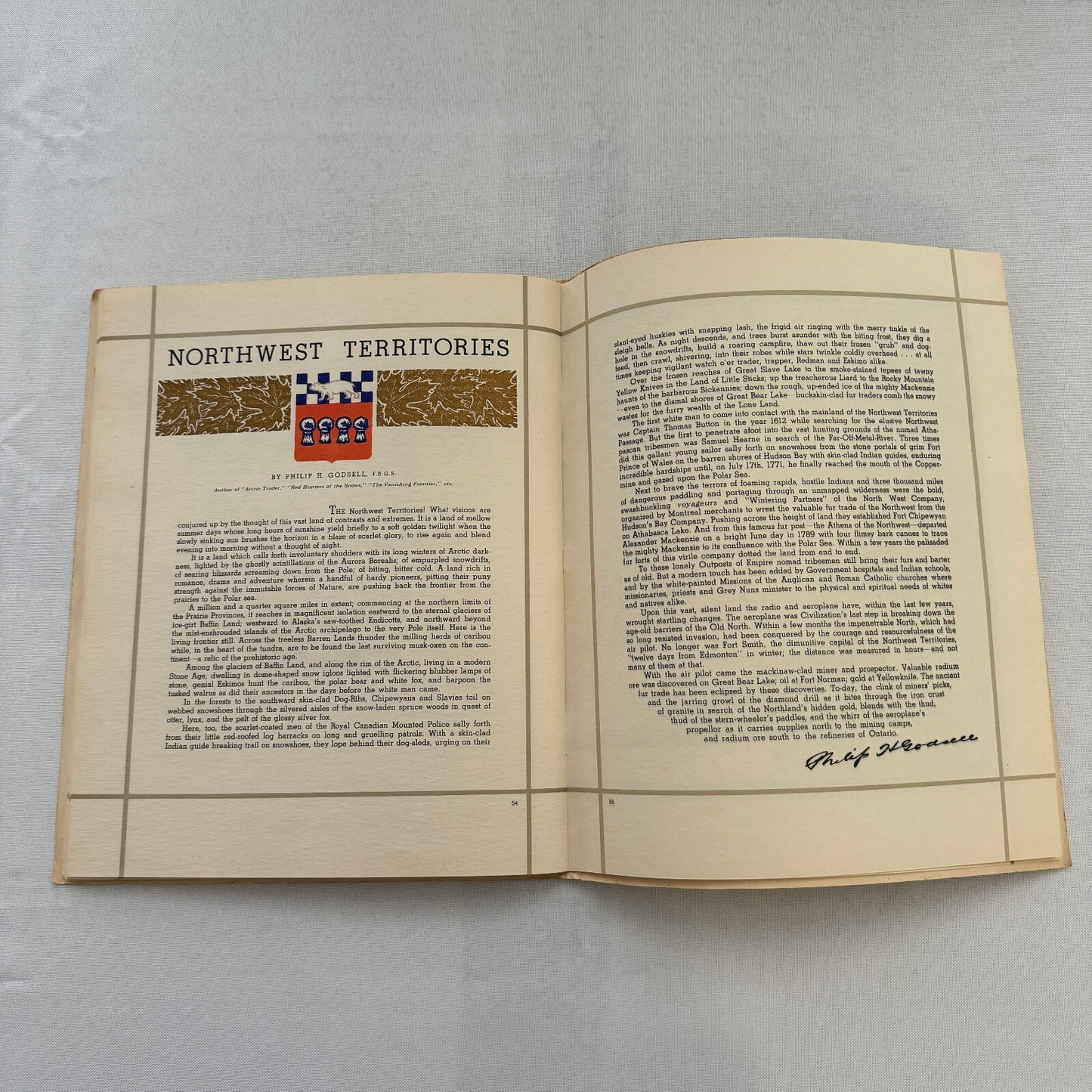1939 The Spirit of Canada King George VI and Queen Elizabeth Visit Book