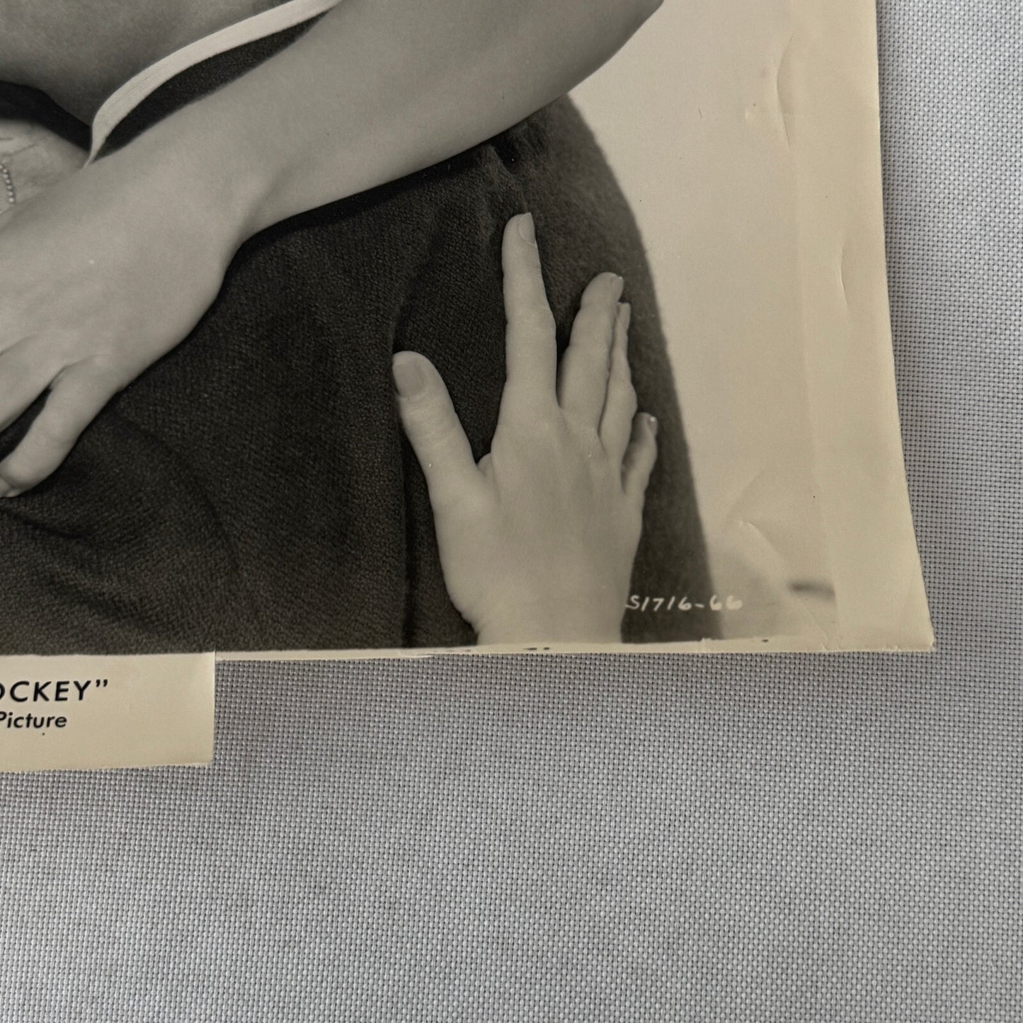 Vintage Movie Film Press Photo Photograph Print Tip of a Dead Jockey