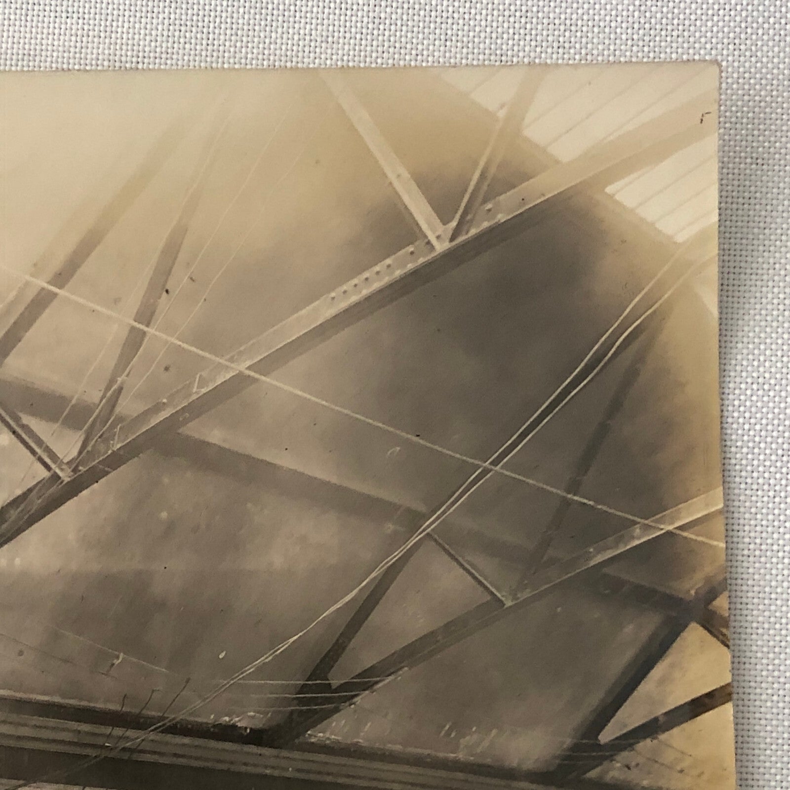 Vintage Montreal Industrial Building Interior Photo Photograph Print