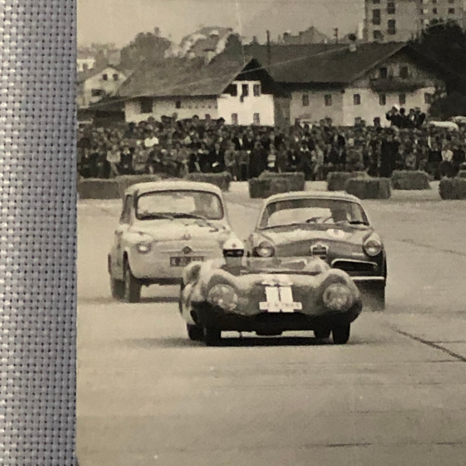 Vintage Racing Photo Photograph Alfa Romeo Fiat Abarth + Zurich M. Pichler 
