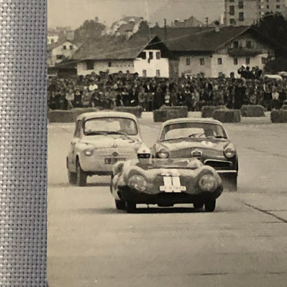 Vintage Racing Photo Photograph Alfa Romeo Fiat Abarth + Zurich M. Pichler 