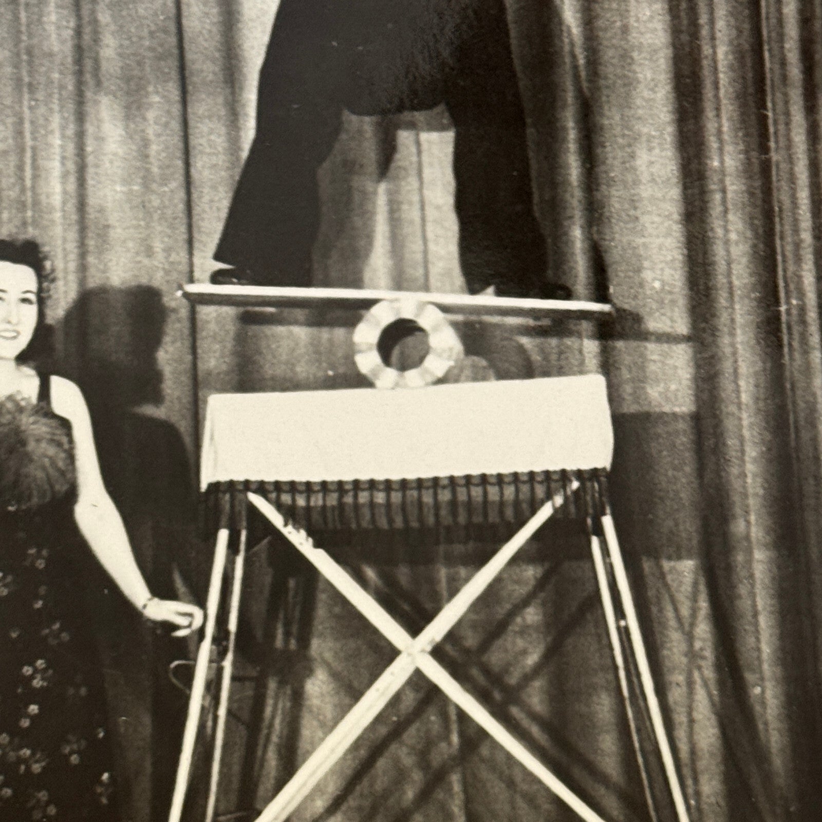 Vintage Circus Acrobat Balancing Act Photo Photograph Print