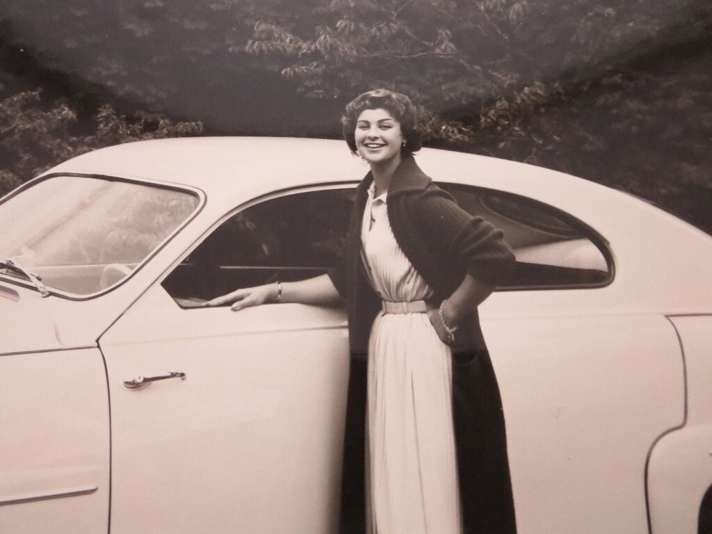 Vintage Saab 96 Factory Press Photo Photograph Image 