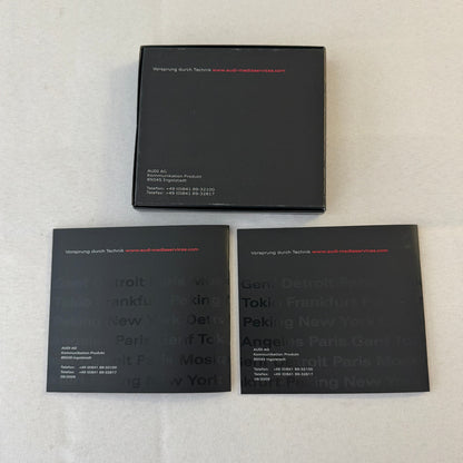 2009 Audi Factory Press Kit Photo CD Brochure Audi R8 Spyder S5 Sportback