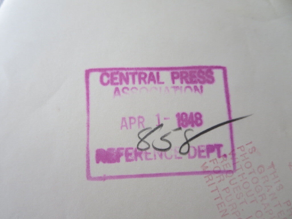 1948 Press Photo Photograph Police Beat Protesters New York Stock Exchange