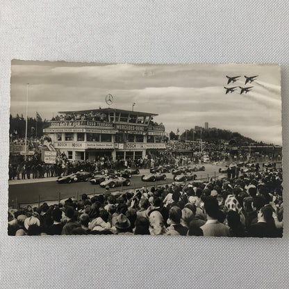 Vintage Nurburgring Racing Photo Postcard Post Card