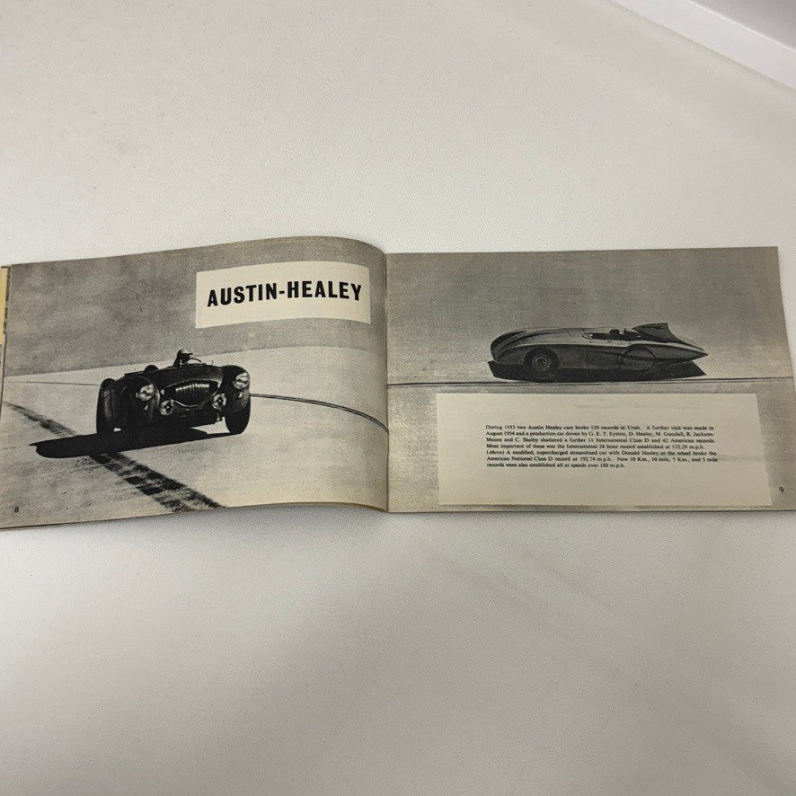 1954 Castrol Racing Achievements Brochure Alfa Romeo Aston Martin Austin Healey