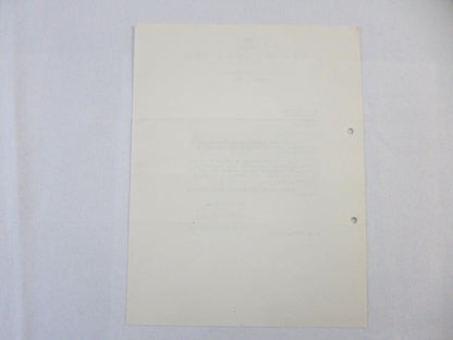 1948 REO Motors Inc Correspondence Letter Letterhead 