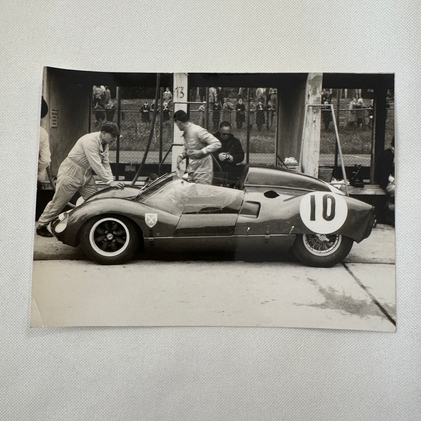 Vintage Ecurie Ecosse Racing Team Car Photo Photograph Print