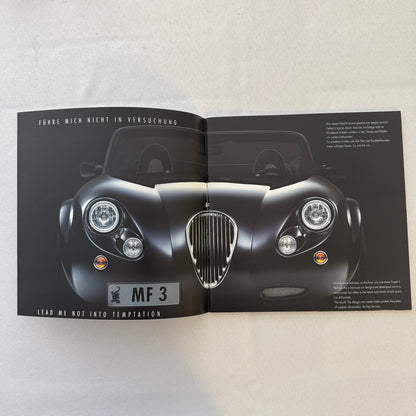 Wiesmann Roadster Sports Car Sales Brochure Catalog Advertising