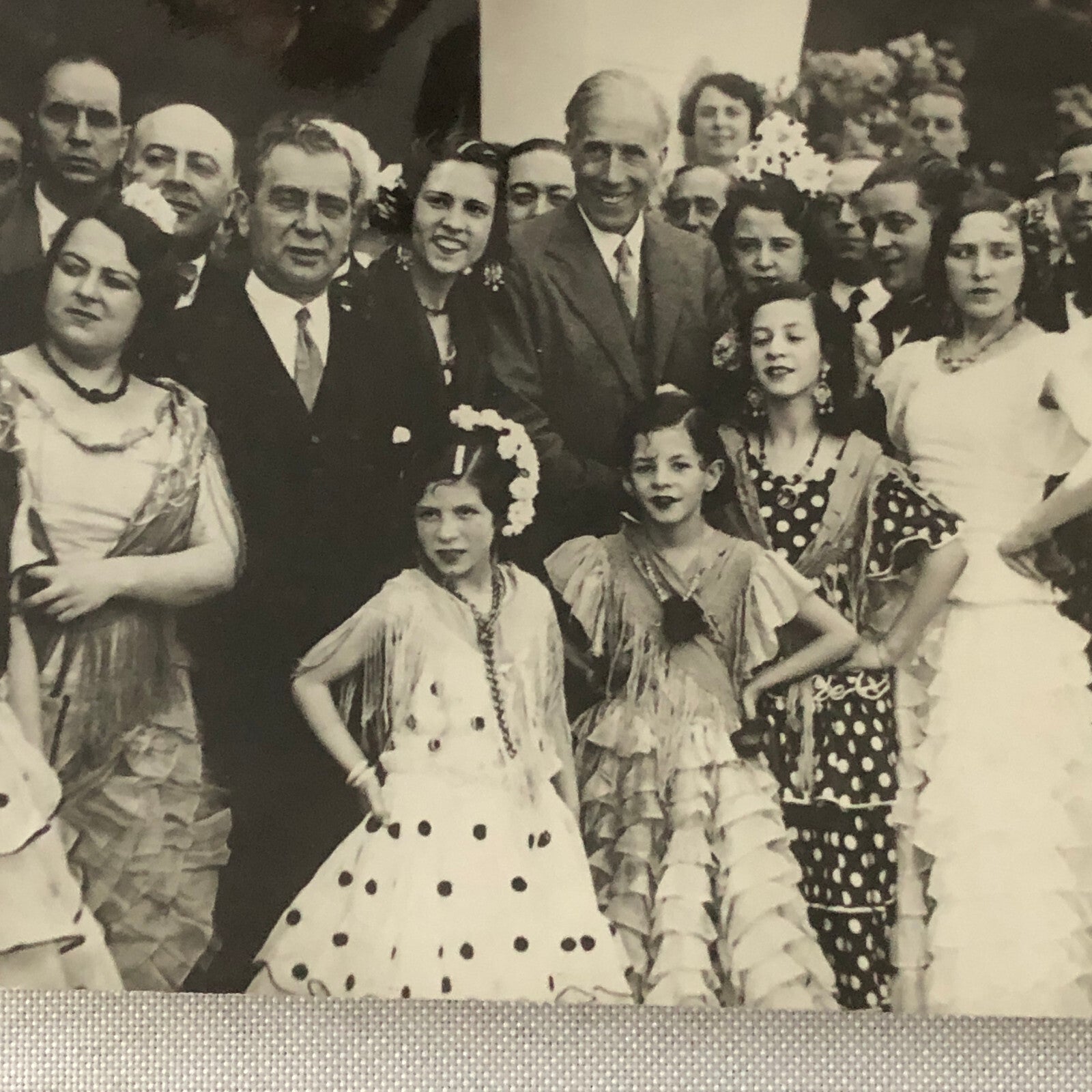 Vintage Press Photo Photograph Spain Feast of Seville President Women 1933
