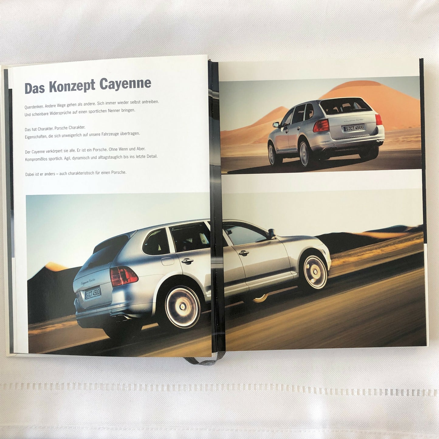 2005 ? Porsche Cayenne Hardbound Book Sales Brochure Catalog GERMAN