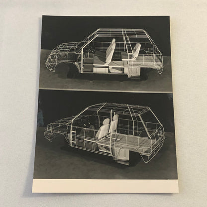 Vintage 1978 Pininfarina Fiat ECOS Concept Car Automobile Photo Lot of 7