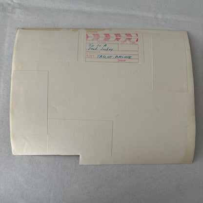 Vintage Movie Film Press Photo Photograph Print Tip of a Dead Jockey