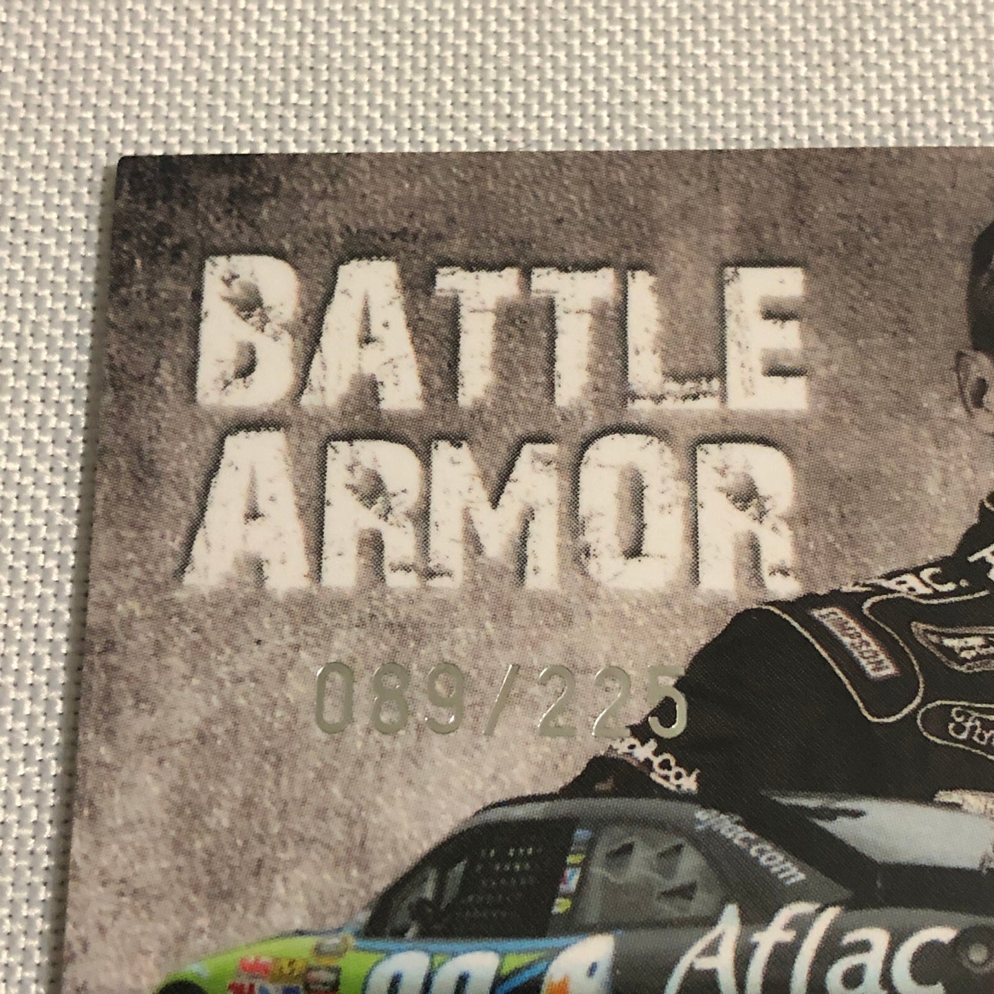 2010 Press Pass Carl Edwards Battle Armor Race Used Sheet Metal Relic Card /225