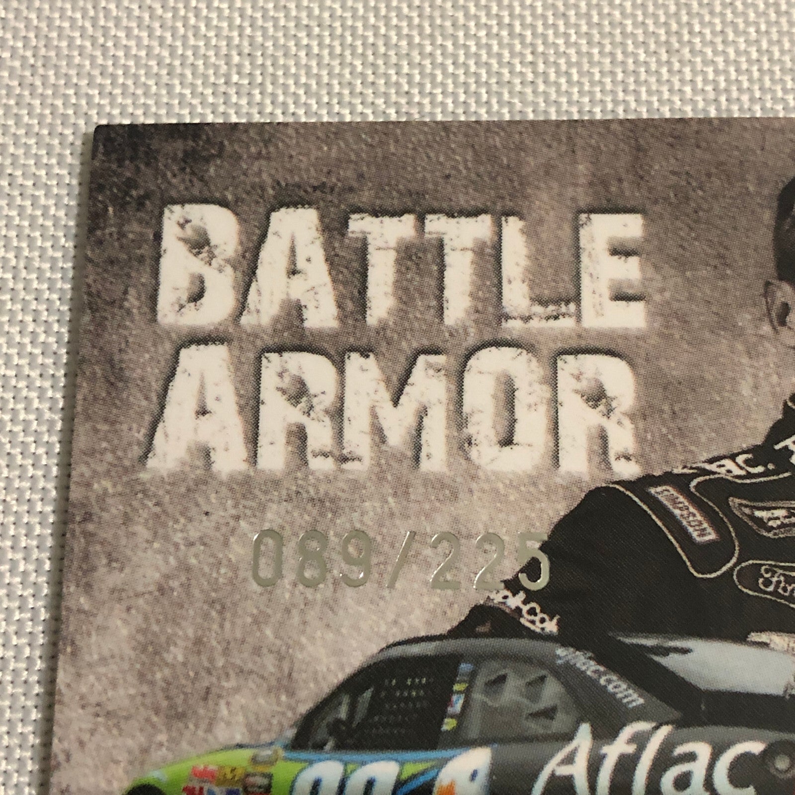 2010 Press Pass Carl Edwards Battle Armor Race Used Sheet Metal Relic Card /225