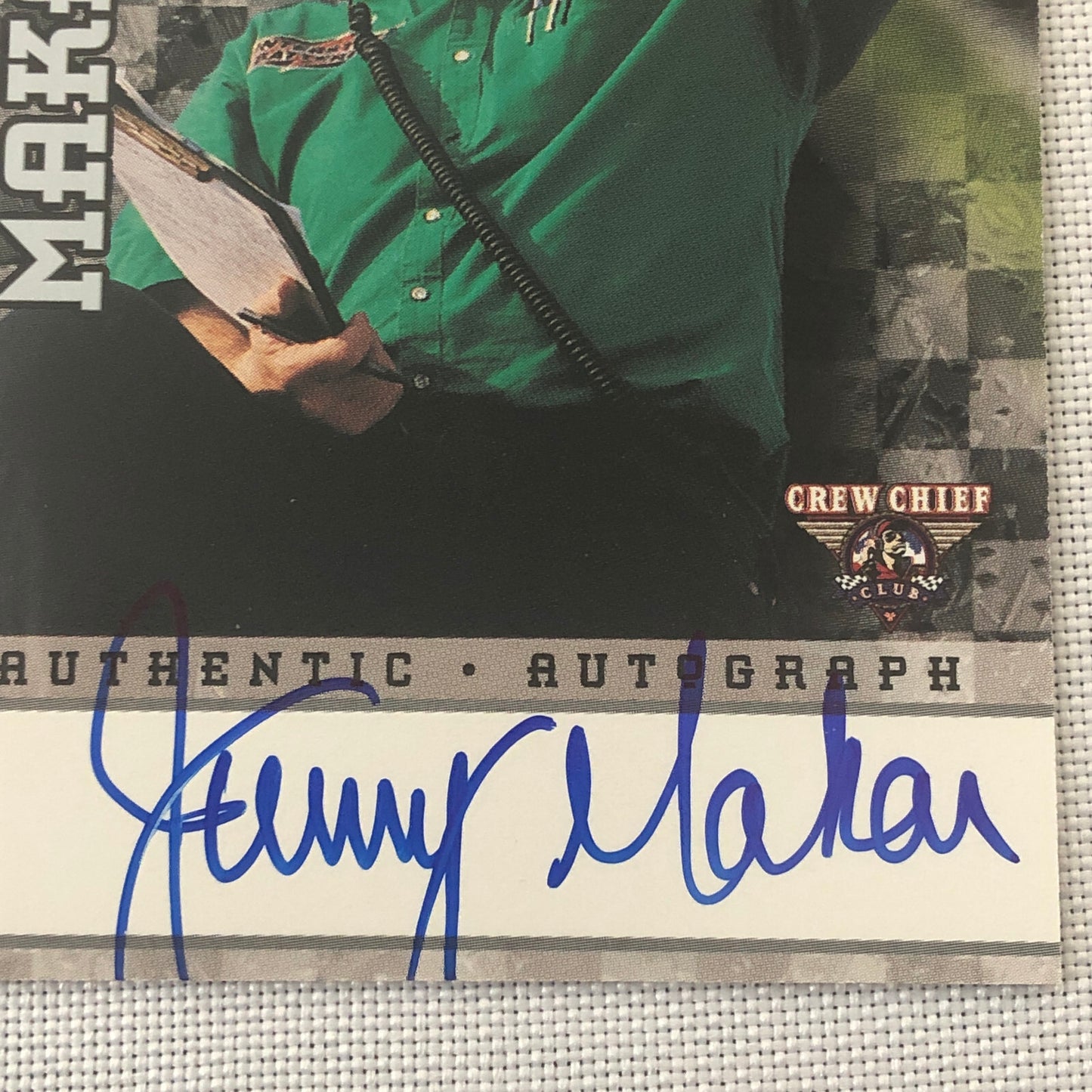 1999 Wheels Jimmy Makar Auto Autograph Signed Signature Card NASCAR /500