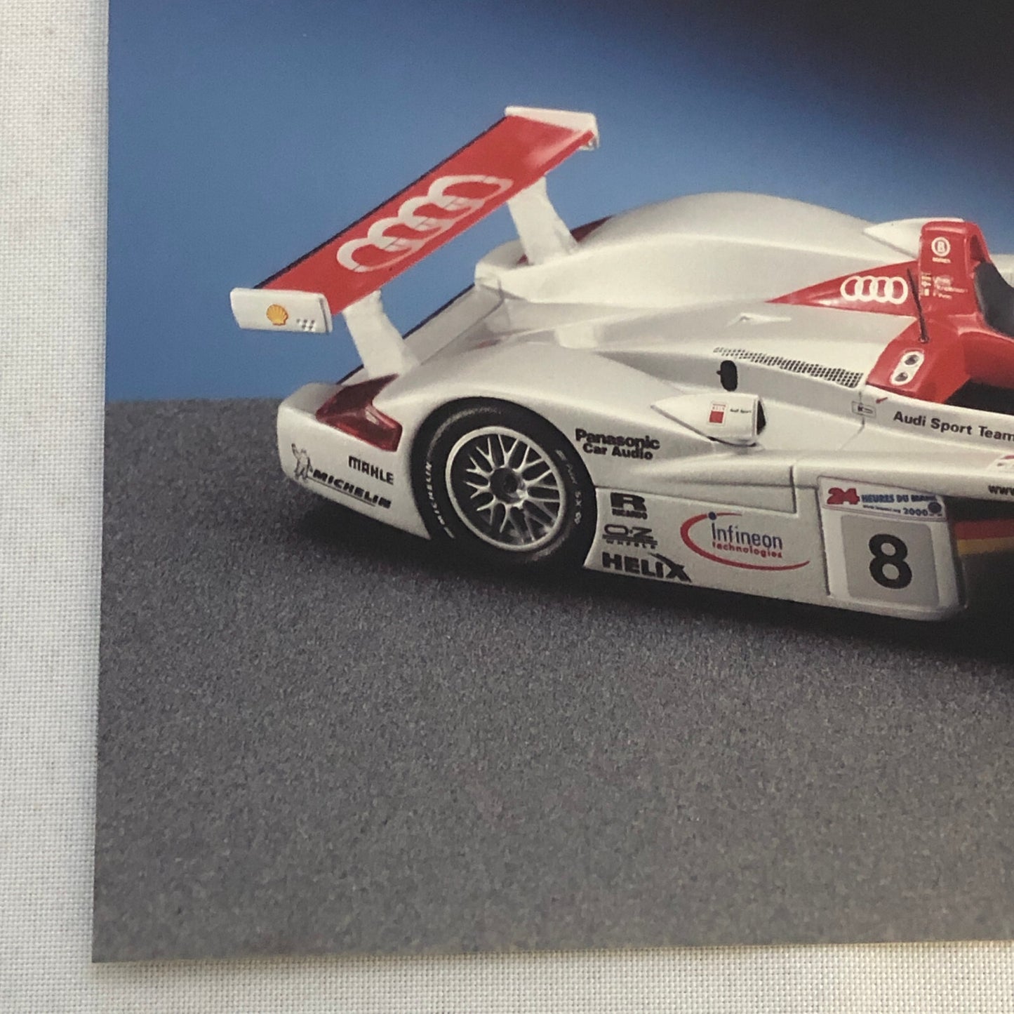 Audi R8 2000 Racing Car Minichamps Scale Model Press Photo Photograph