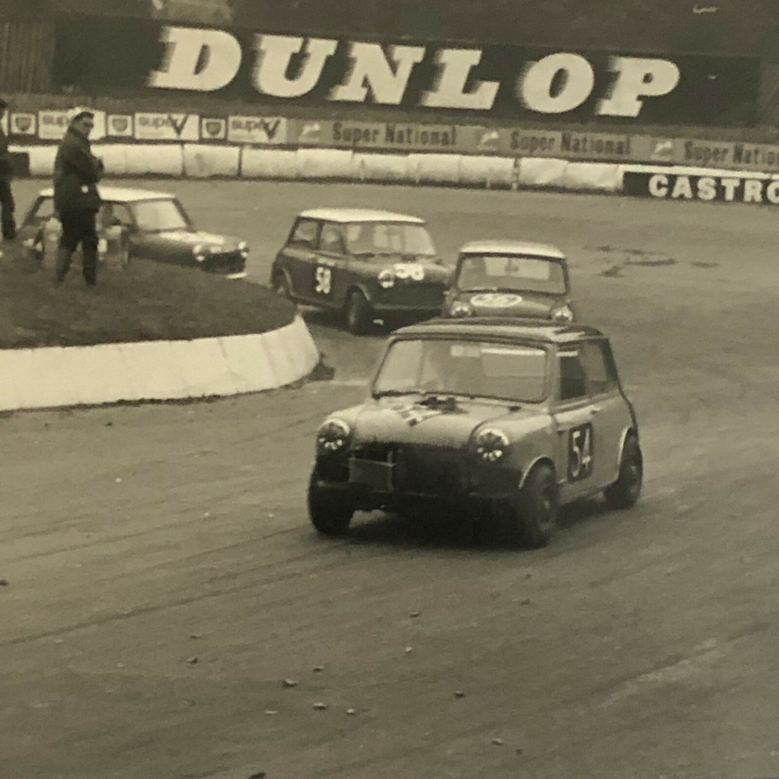 Vintage Austin Mini Racing Car Photo Photograph Print 