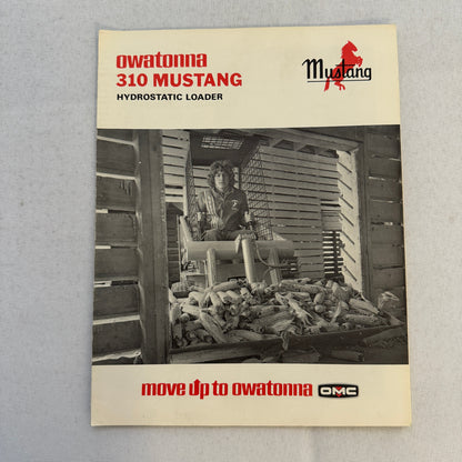 OMC Owatonna 310 Mustang Hydrostatic Loader Construction Farm Brochure