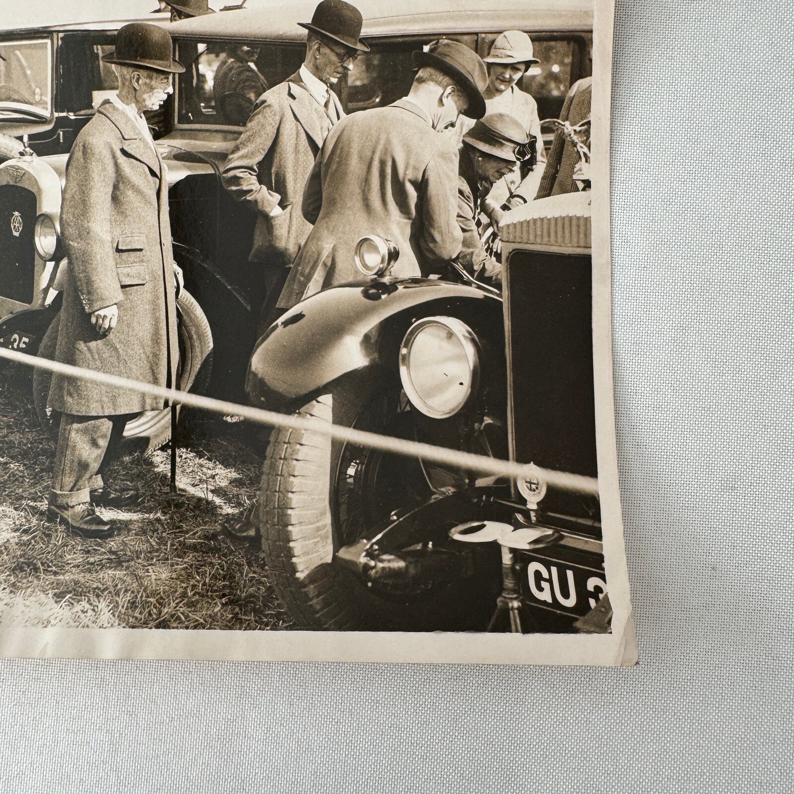 Press Photo Photograph Pegasus Club Car Rally Rallye Lawyers Race Lawyer 1933