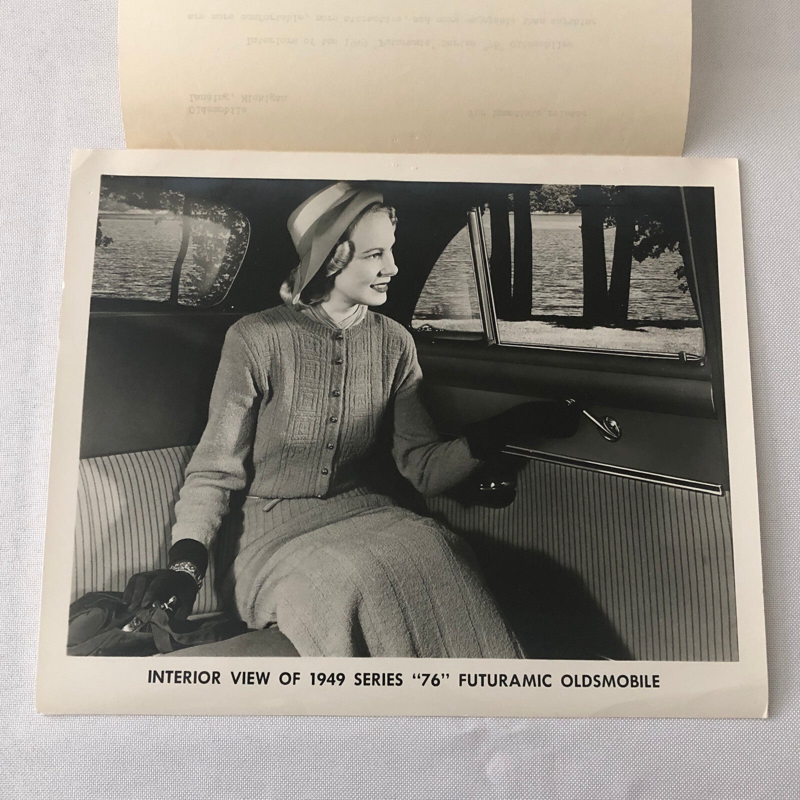 1949 Oldsmobile Series 76 Futuramic Factory Press Photo Photograph