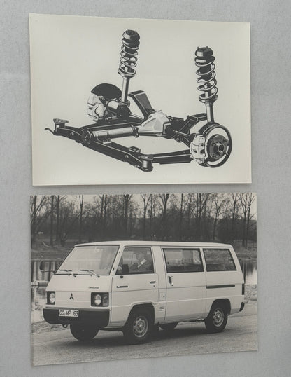 Vintage Mitsubishi Car Press Kit Photos Brochure Galant Lancer Turbo Colt GERMAN