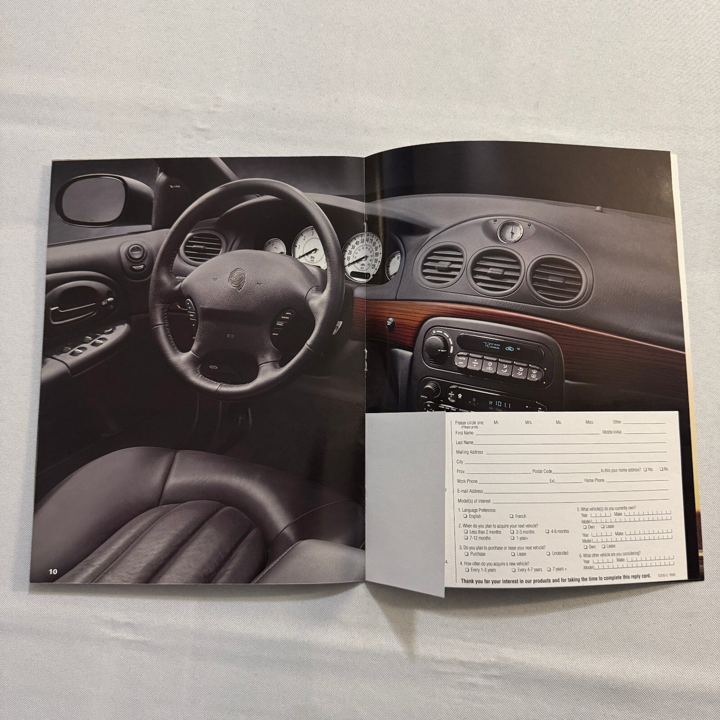 2000 Chrysler 300M Car Sales Brochure Catalog Advertising Chrysler 300 M