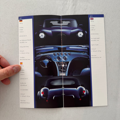 Wiesmann Car Sales Brochure Catalog Lot Wiesmann Roadster German Text